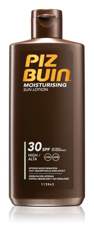 Piz Buin intense moisturising lozione spf 30